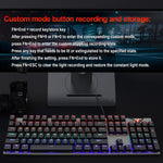 Tastiera meccanica cablata HXSJ L300 104 tasti RGB