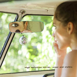 Specchietto retrovisore auto curvo 250mm senza cornice