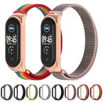 Cinturino nylon ricambio per Xiaomi Mi Band 6 e 5