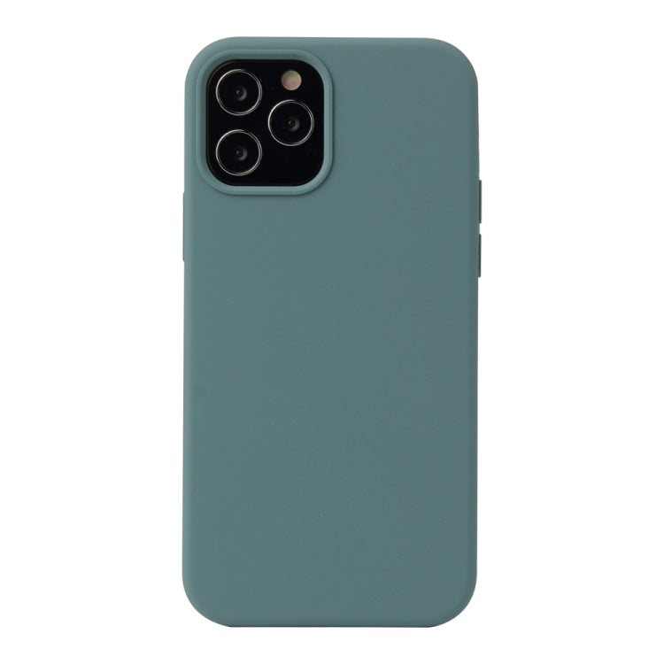 Custodia silicone antiurto tinta unita per iPhone 13 Pro