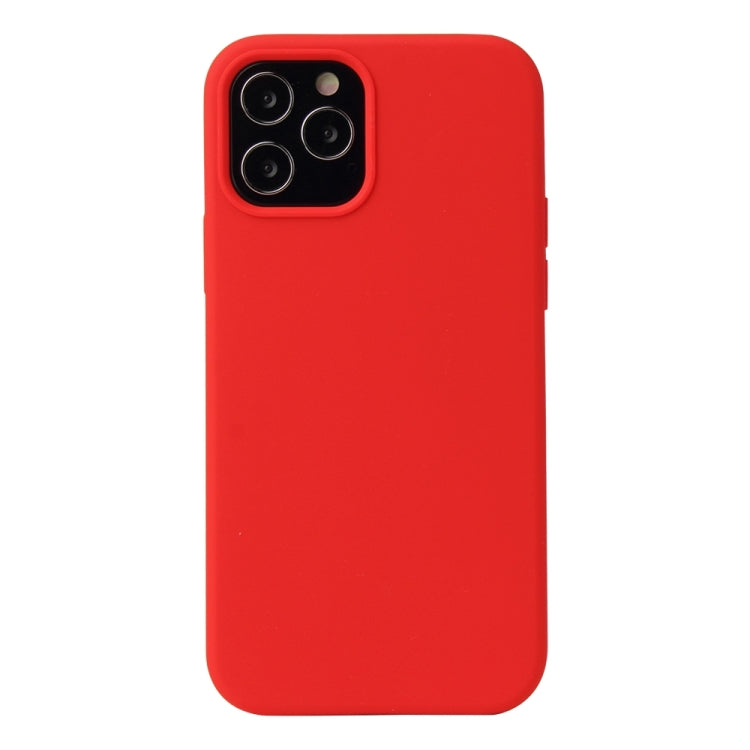 Custodia silicone antiurto tinta unita per iPhone 13 Pro