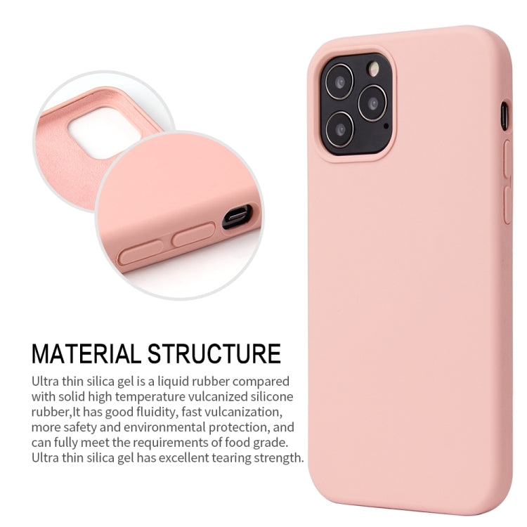 Custodia silicone antiurto tinta unita per iPhone 13 Pro