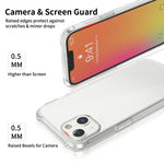 Custodia trasparente in TPU per iPhone 13 mini, 13, 13 Pro, 13 Pr