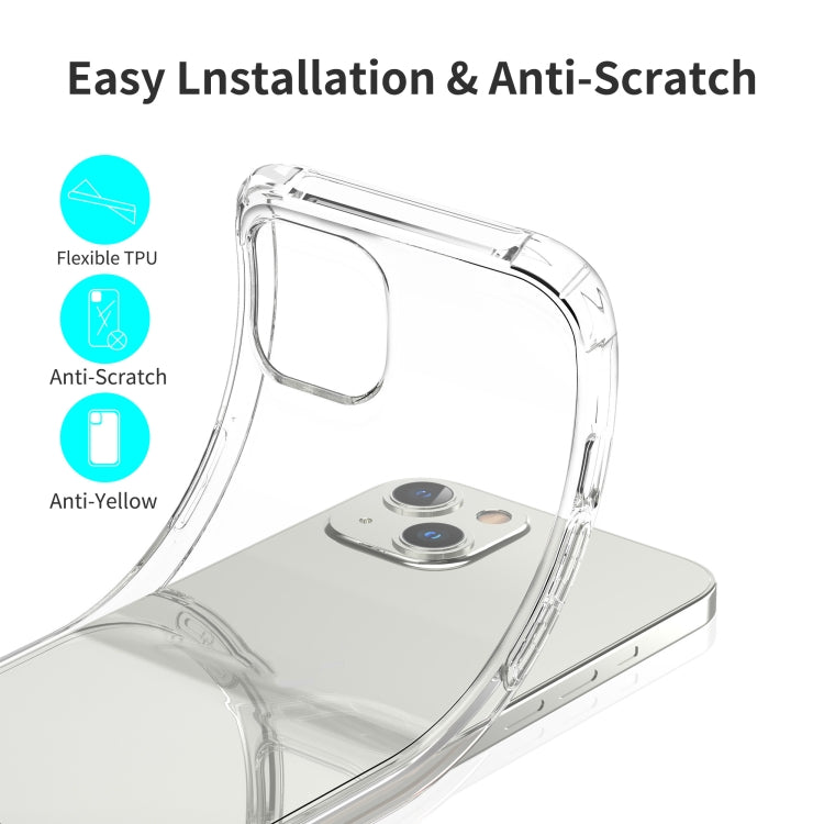 Custodia trasparente in TPU per iPhone 13 mini, 13, 13 Pro, 13 Pr