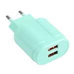 Caricabatterie da viaggio dual USB 2,1 A con spina EU o US - immagine 8