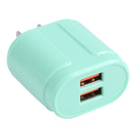 Caricabatterie da viaggio dual USB 2,1 A con spina EU o US - immagine 12