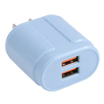 Caricabatterie da viaggio dual USB 2,1 A con spina EU o US - immagine 13