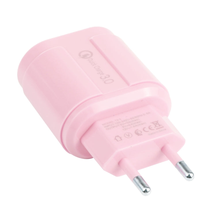 Caricabatterie da viaggio QC3.0 USB singola EU/US Plug