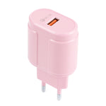 Caricabatterie da viaggio QC3.0 USB singola EU/US Plug