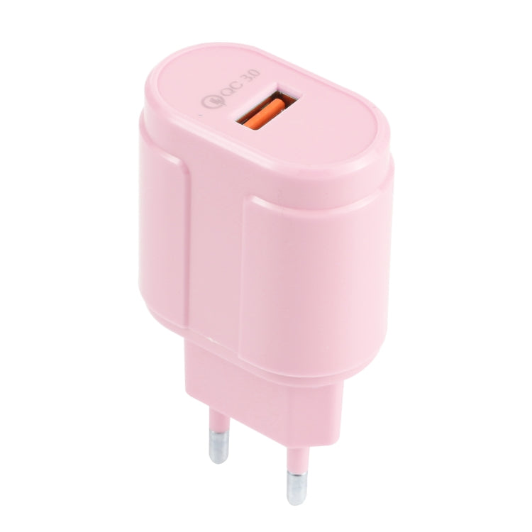Caricabatterie da viaggio QC3.0 USB singola EU/US Plug