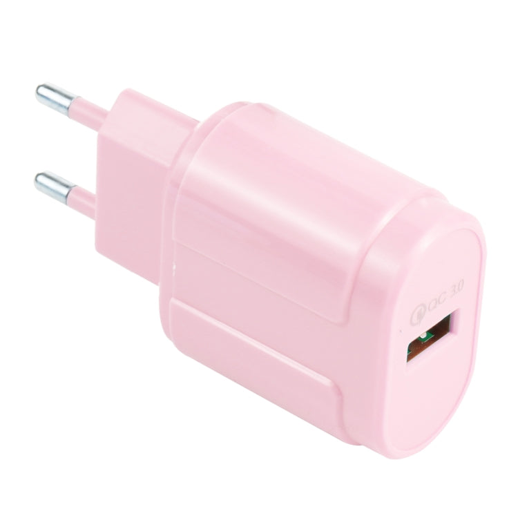 Caricabatterie da viaggio QC3.0 USB singola EU/US Plug