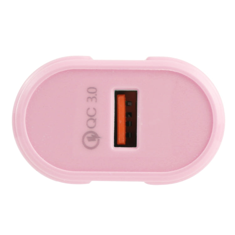 Caricabatterie da viaggio QC3.0 USB singola EU/US Plug