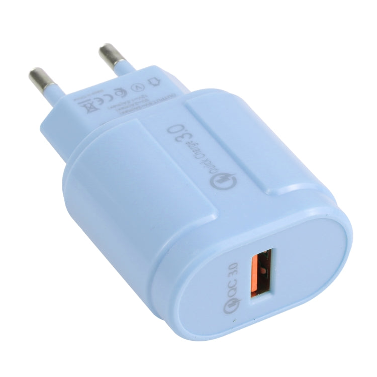 Caricabatterie da viaggio QC3.0 USB singola EU/US Plug