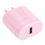 Caricabatterie da viaggio QC3.0 USB singola EU/US Plug