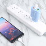 Caricabatterie da viaggio doppia porta USB QC3.0 3.5A