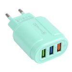 Caricabatterie da viaggio doppia porta USB QC3.0 3.5A