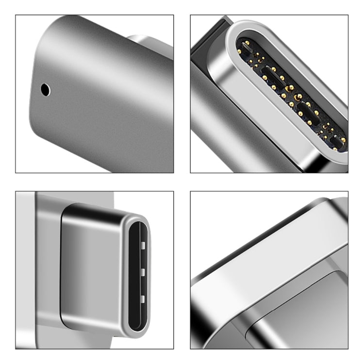 Adattatore magnetico USB-C 100W a gomito 20 pin