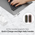 Adattatore magnetico USB-C 100W a gomito 20 pin