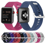 Cinturino in silicone per Apple Watch Series 7/6/SE/5/4/3/2/1