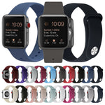 Cinturino di ricambio in silicone per Apple Watch Series, 7 41mm / 6 & SE & 5 & 4 40mm / 3 & 2 & 1 38mm