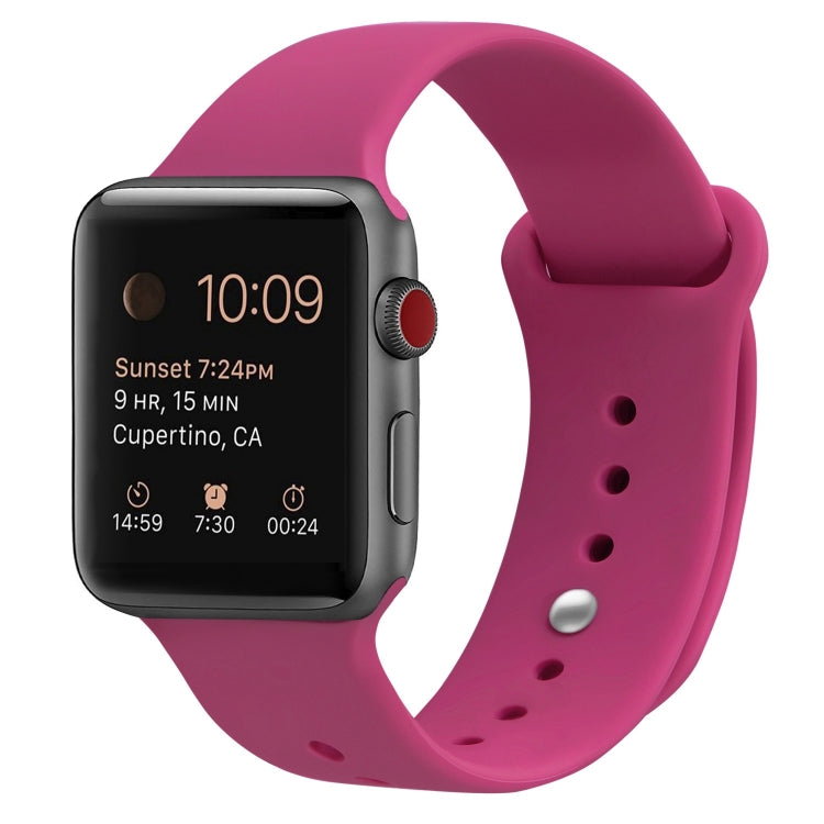 Cinturino di ricambio in silicone per Apple Watch Series, 7 45mm / 6 & SE & 5 & 4 44mm / 3 & 2 & 1 42mm