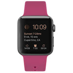 Cinturino di ricambio in silicone per Apple Watch Series, 7 45mm / 6 & SE & 5 & 4 44mm / 3 & 2 & 1 42mm