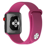 Cinturino di ricambio in silicone per Apple Watch Series, 7 45mm / 6 & SE & 5 & 4 44mm / 3 & 2 & 1 42mm