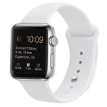 Cinturino di ricambio in silicone per Apple Watch Series, 7 45mm / 6 & SE & 5 & 4 44mm / 3 & 2 & 1 42mm