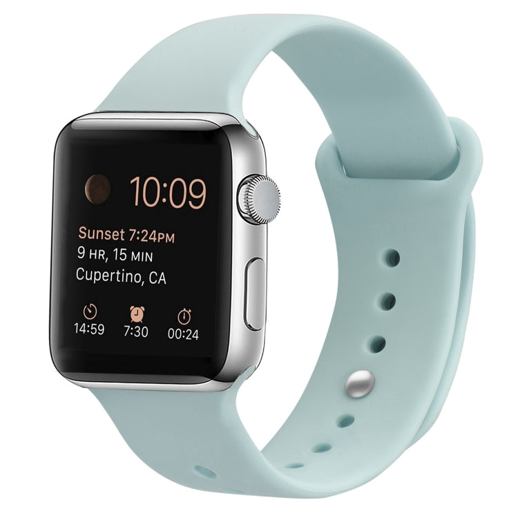Cinturino di ricambio in silicone per Apple Watch Series, 7 45mm / 6 & SE & 5 & 4 44mm / 3 & 2 & 1 42mm