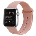 Cinturino di ricambio in silicone per Apple Watch Series, 7 45mm / 6 & SE & 5 & 4 44mm / 3 & 2 & 1 42mm