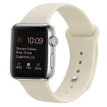 Cinturino di ricambio in silicone per Apple Watch Series, 7 45mm / 6 & SE & 5 & 4 44mm / 3 & 2 & 1 42mm