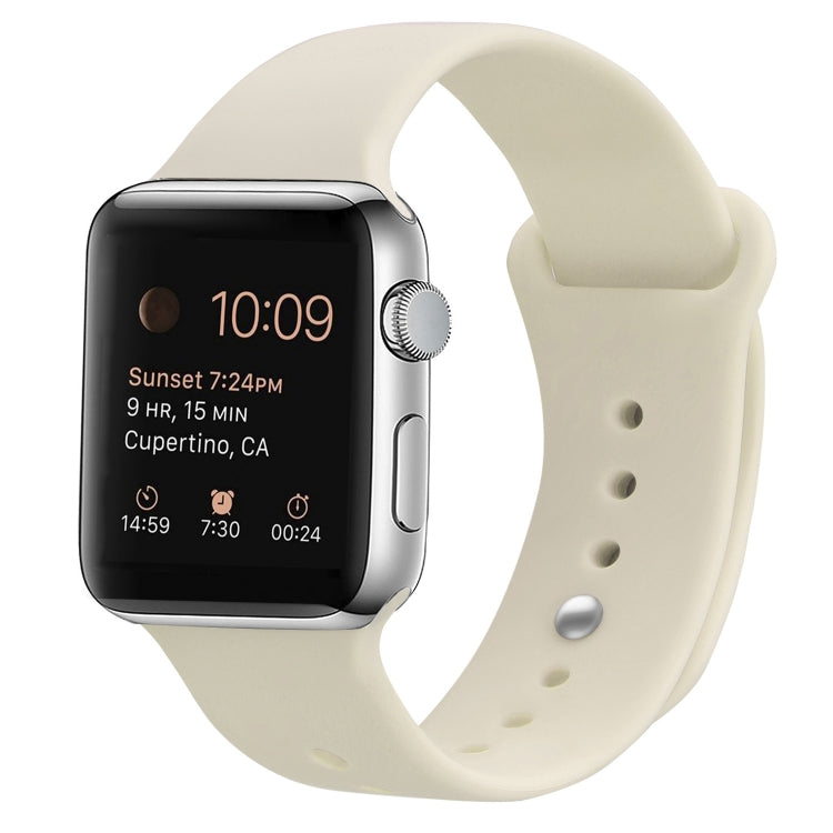 Cinturino di ricambio in silicone per Apple Watch Series, 7 45mm / 6 & SE & 5 & 4 44mm / 3 & 2 & 1 42mm