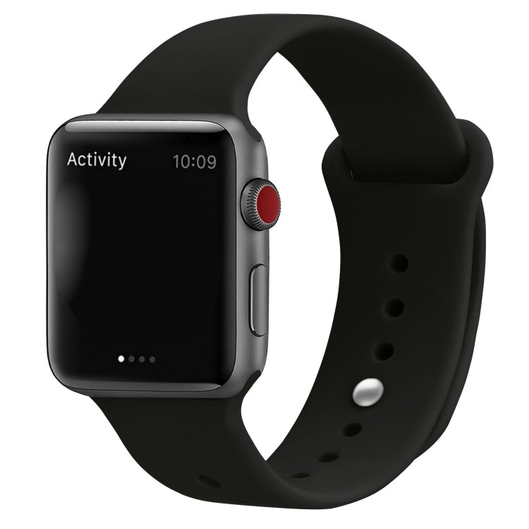 Cinturino di ricambio in silicone per Apple Watch Series, 7 45mm / 6 & SE & 5 & 4 44mm / 3 & 2 & 1 42mm