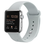 Cinturino di ricambio in silicone per Apple Watch Series, 7 45mm / 6 & SE & 5 & 4 44mm / 3 & 2 & 1 42mm