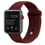 Cinturino di ricambio in silicone per Apple Watch Series, 7 45mm / 6 & SE & 5 & 4 44mm / 3 & 2 & 1 42mm