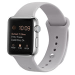 Cinturino di ricambio in silicone per Apple Watch Series, 7 45mm / 6 & SE & 5 & 4 44mm / 3 & 2 & 1 42mm