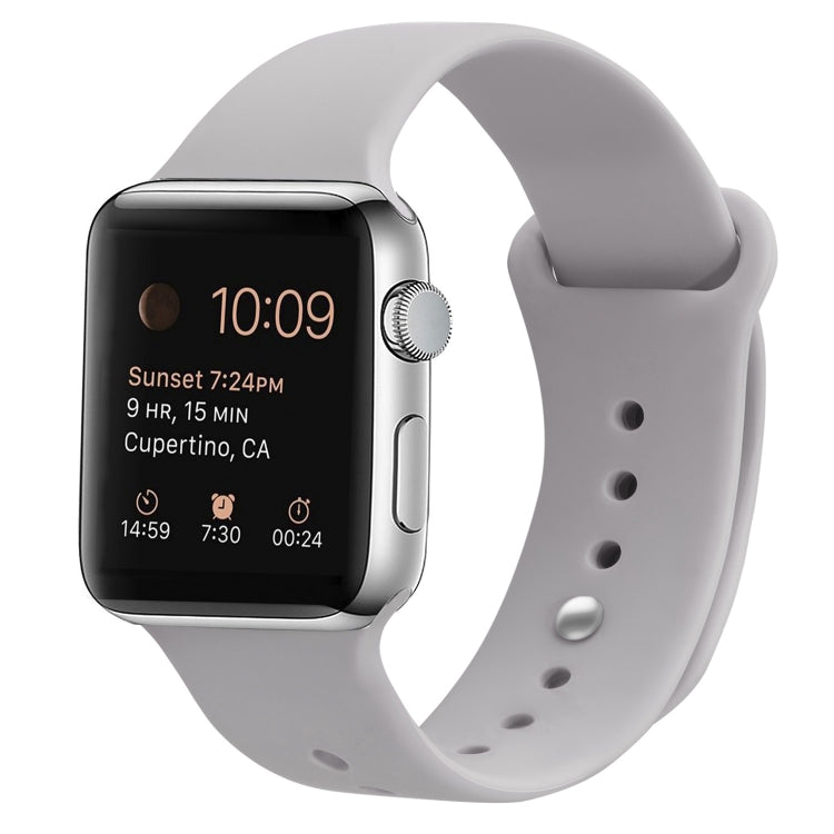 Cinturino di ricambio in silicone per Apple Watch Series, 7 45mm / 6 & SE & 5 & 4 44mm / 3 & 2 & 1 42mm