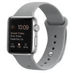 Cinturino di ricambio in silicone per Apple Watch Series, 7 45mm / 6 & SE & 5 & 4 44mm / 3 & 2 & 1 42mm