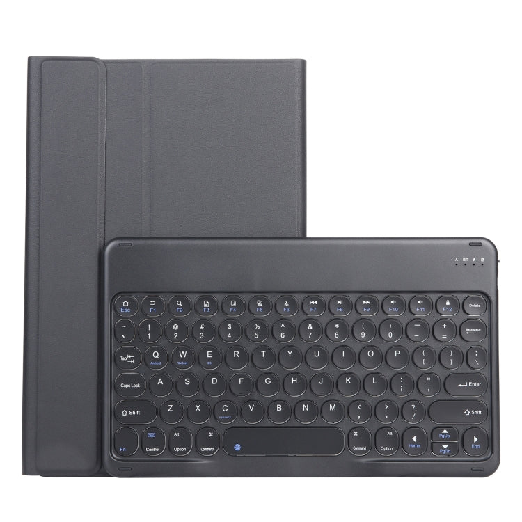YAM13 Custodia in pelle per tastiera Bluetooth con copritastiera tondo staccabile in pelle di agnello con supporto, For Lenovo Pad Pro 11.5 inch 2021 TB-J716F
