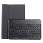 YAM13 Custodia in pelle per tastiera Bluetooth con copritastiera tondo staccabile in pelle di agnello con supporto, For Lenovo Pad Pro 11.5 inch 2021 TB-J716F