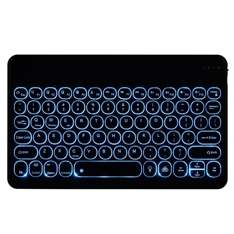Custodia in pelle per tastiera Bluetooth con copritastiera tonda staccabile YAM13 stile retroilluminazione in pelle di agnello con supporto, For Lenovo Pad Pro 11.5 inch 2021 TB-J716F                                                                     ...