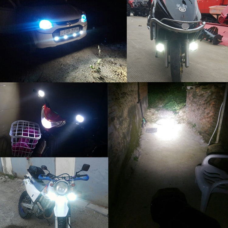 Faretto LED moto 16W 5000K impermeabile IP65 2 pezzi