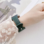 Cinturino in pelle con fibbia a 8 per Apple Watch 38-45mm