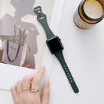Cinturino in pelle con fibbia a 8 per Apple Watch 38-45mm