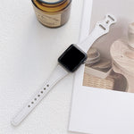 Cinturino in pelle con fibbia a 8 per Apple Watch 38-45mm