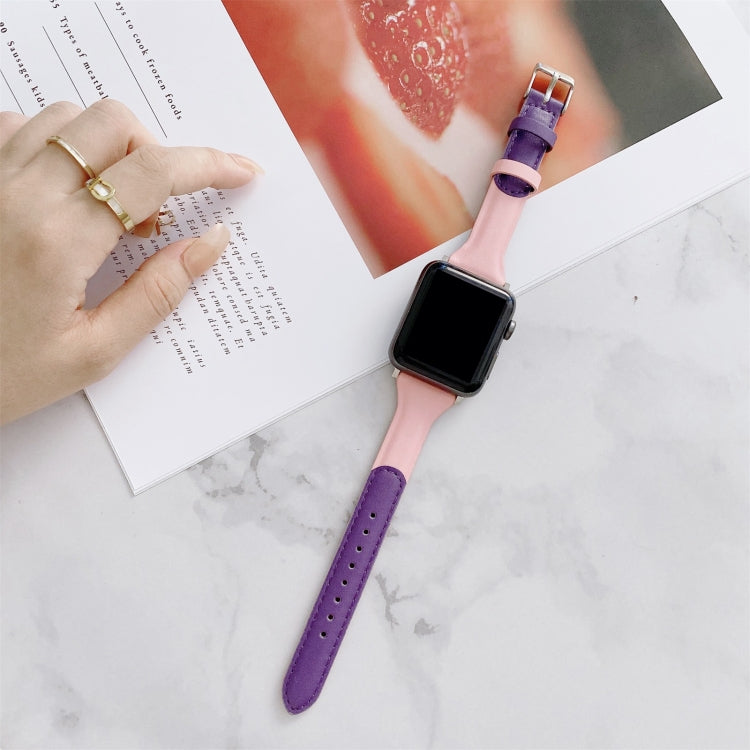Cinturino in pelle per Apple Watch serie 1-7 38-45mm