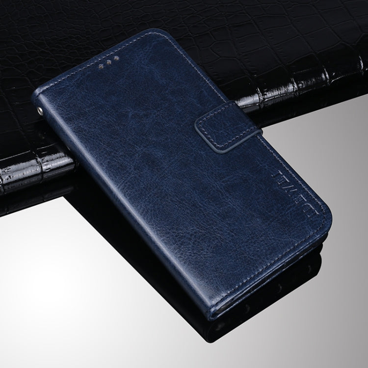 idewei Custodia in pelle a vibrazione orizzontale Crazy Horse Texture con supporto e slot per carte e portafoglio, For Sony Xperia 5 III, For Sony Xperia 10 III, For vivo S10