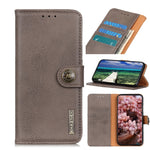 KHAZNEH Custodia in pelle a conchiglia orizzontale con struttura in pelle bovina con supporto, slot per carte e portafoglio, For OnePlus Nord 2 5G