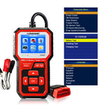 KONNWEI KW681 Diagnosi Auto OBD con Tester Batteria 6-12V