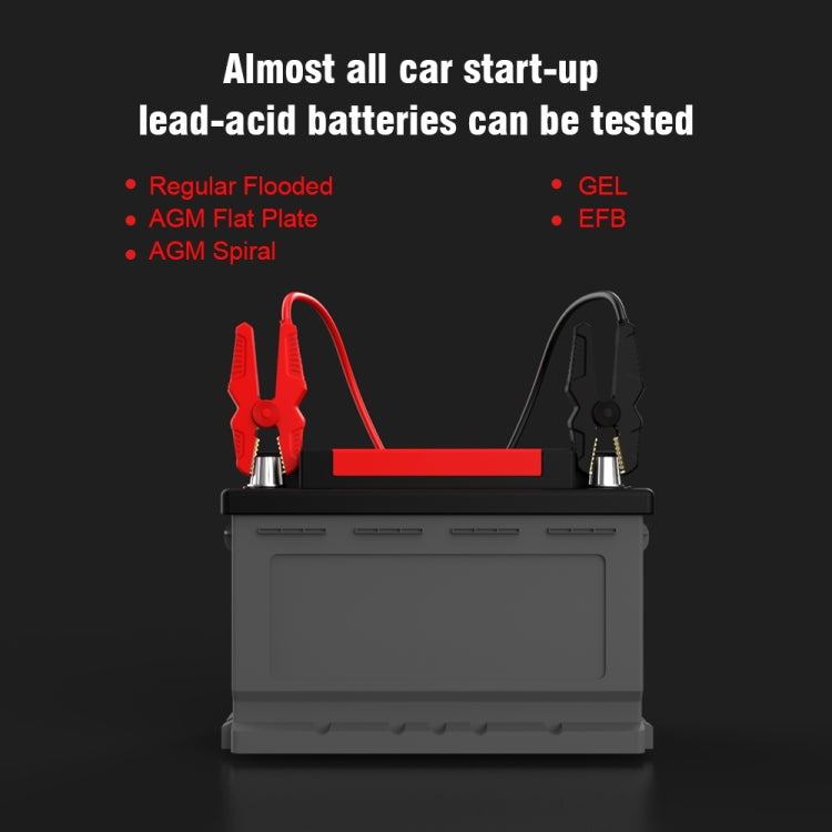 Tester batterie al piombo 6V-24V KW710 con schermo 3,2 pollici